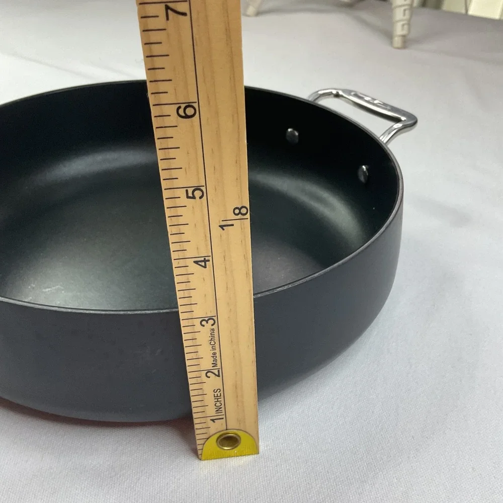All-Clad HA1 Hard Anodized Nonstick 4 Quart Saute Pan Induction Black 4QT 3.8L